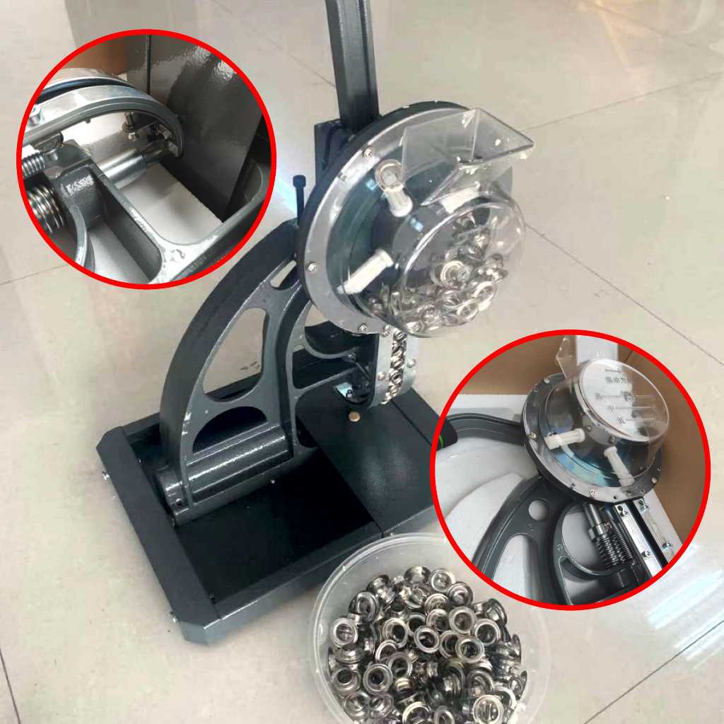 Mesin Press Mata Ayam Semi Otomatis / Alat Mata Ring Spanduk Terpal Semi Auto /Handpress Eyelet Mach