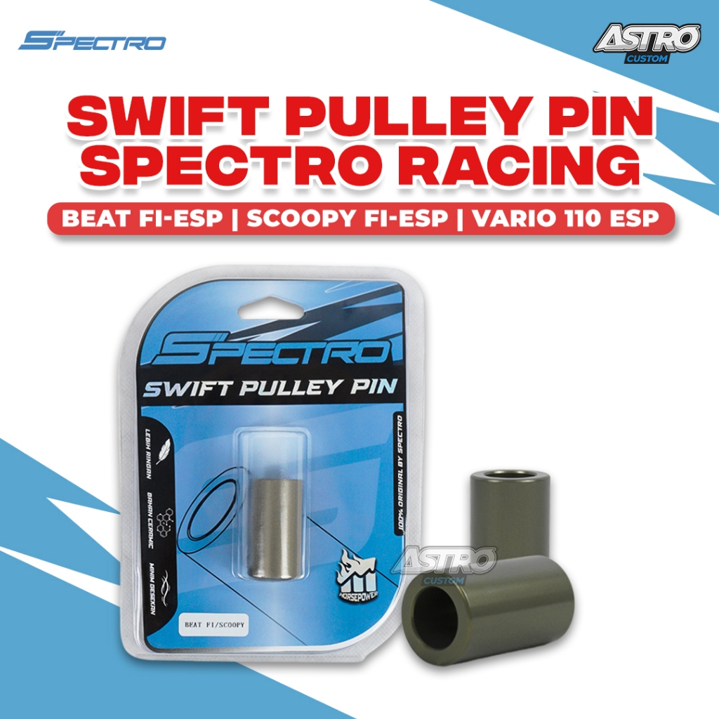 Pulley Pin Spectro Beat Fi Scoopy Fi Vario 110 ESP Boshing Bosh Bushing Pin Swift Ceramic CVT Racing