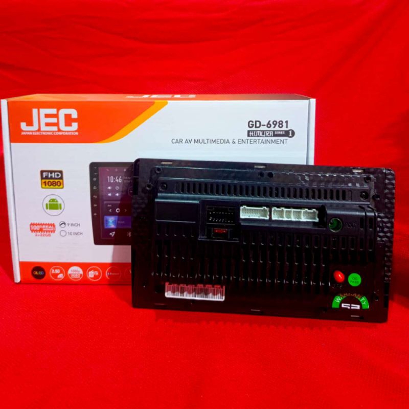 JEC GD 6981 - 9 INCH HEAD UNIT ANDROID JEC RAM2/32 GB ORIGINAL