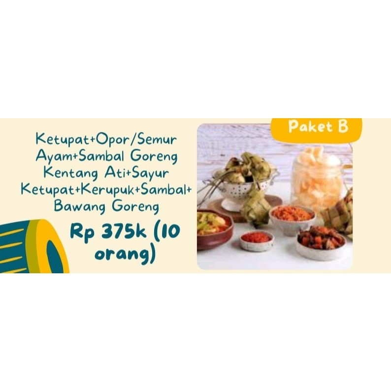 

Bundari Catering Paket Ketupat Lebaran (PAKETB)
