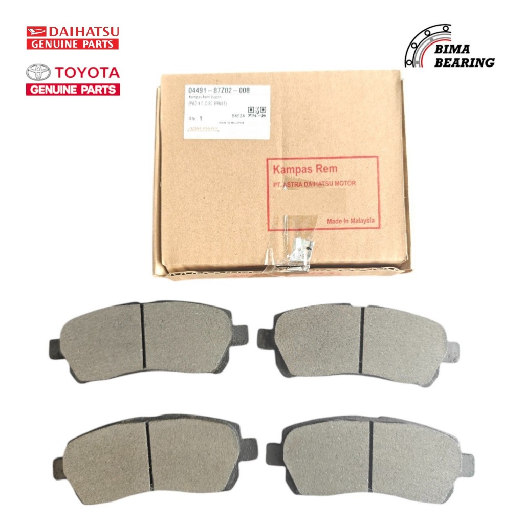 Kampas Rem Depan Avanza Xenia Veloz Grand New Daihatsu  Brake Pad Front Ori