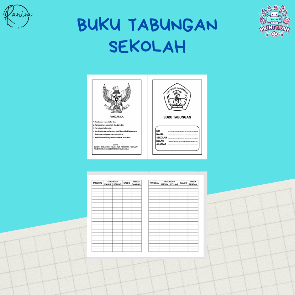 

Printyran Buku Tabungan Sekolah