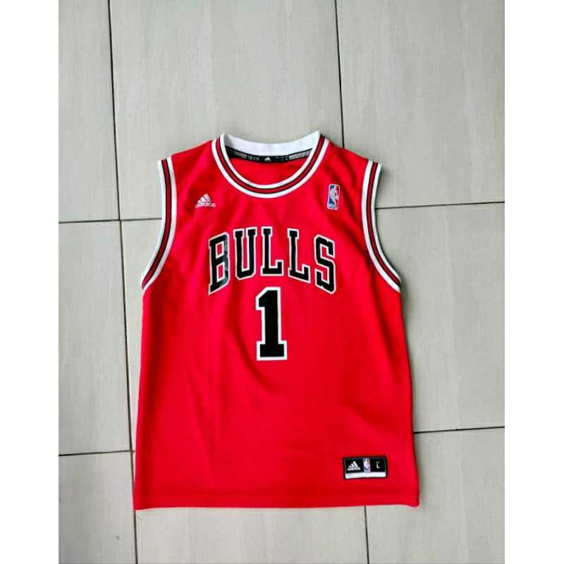 jersey basket adidas chicago bulls #1 derrick rose