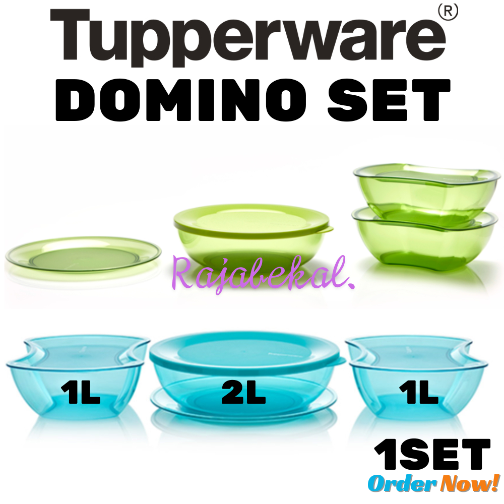 PROMO Tupperware Domino Set 3PCS