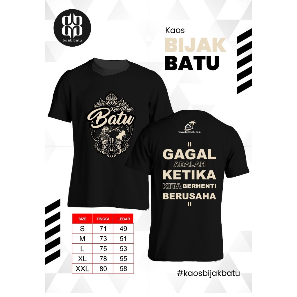 Kaos Kota Wisata Batu - Gagal