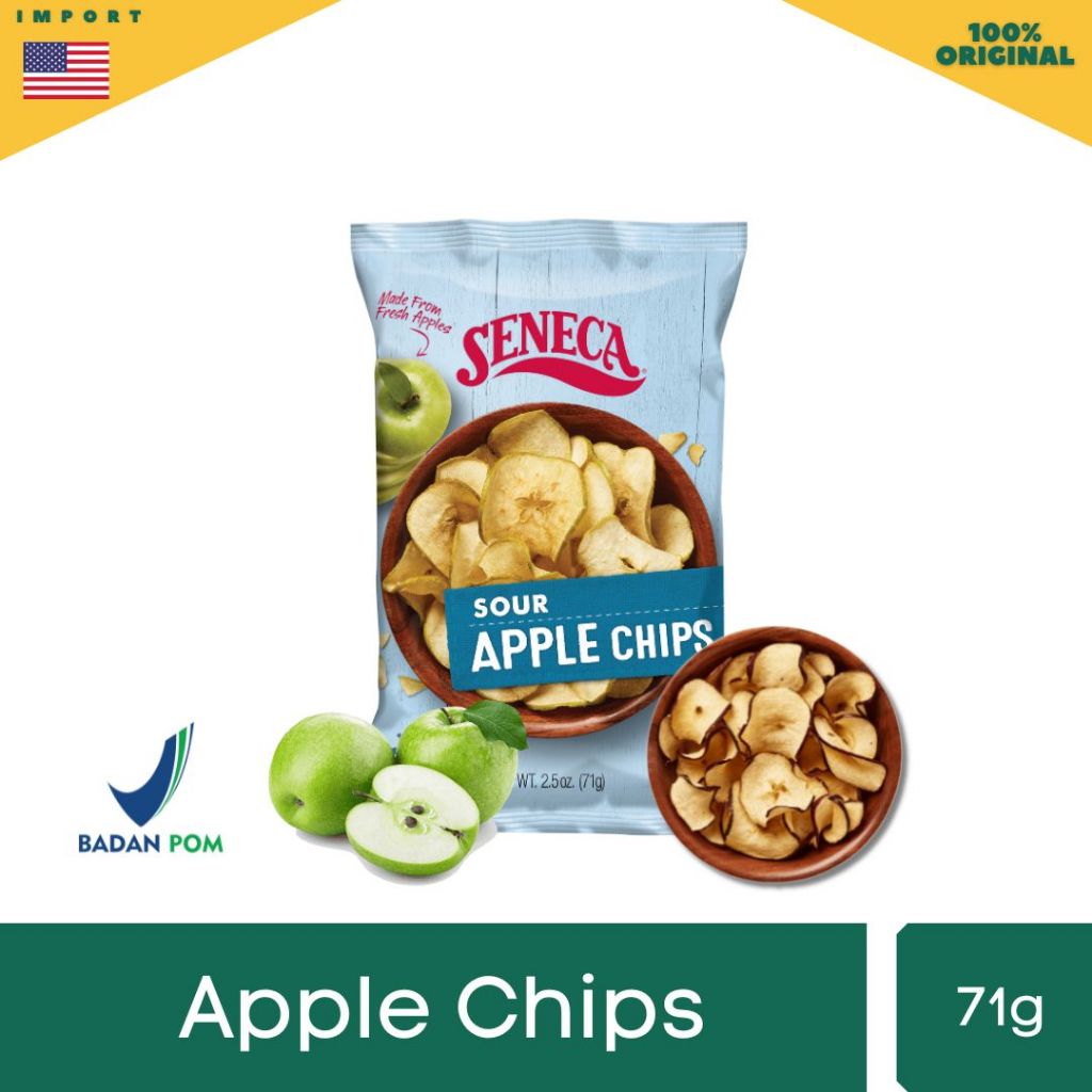 

Seneca Apple Chips - Keripik Apel khas US