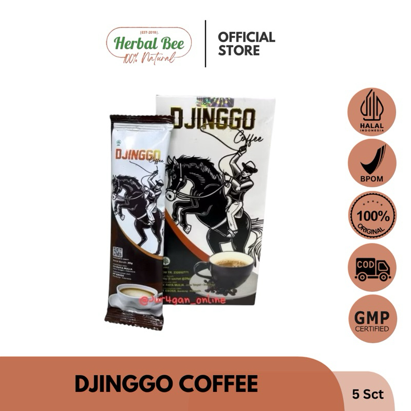 

KOPI DJINGGO COFFEE JINGGO 1 BOX ISI 5 SACHET 20 GR 100% ORIGINAL PRIVASI AMAN