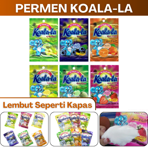 

Permen Jadul Koala-La Permen Gula Kapas Soft Cotton Candy Koalala Kapas Manis Aneka Rasa