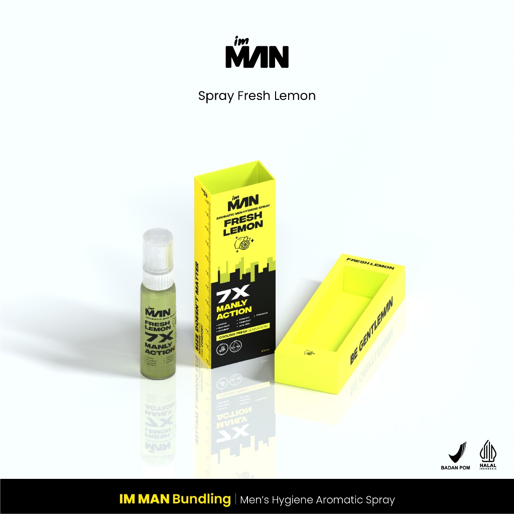 IM MAN Lemon Fresh Hygiene Spray - For Men 23 ml