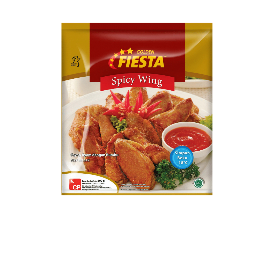 

GOLDEN FIESTA SPICY WING 500 GRAM