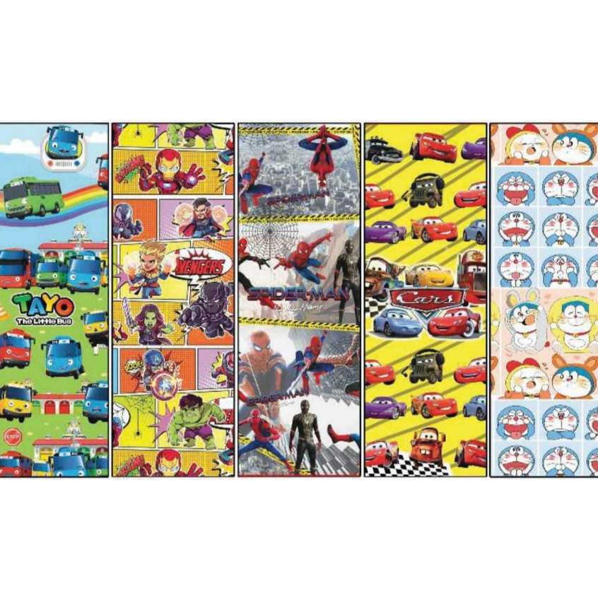 

Kertas Kado Karakter Lucu Isi 10pcs