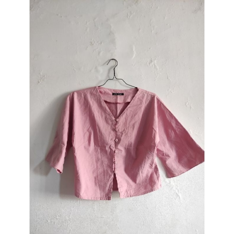 Preloved kemeja pink