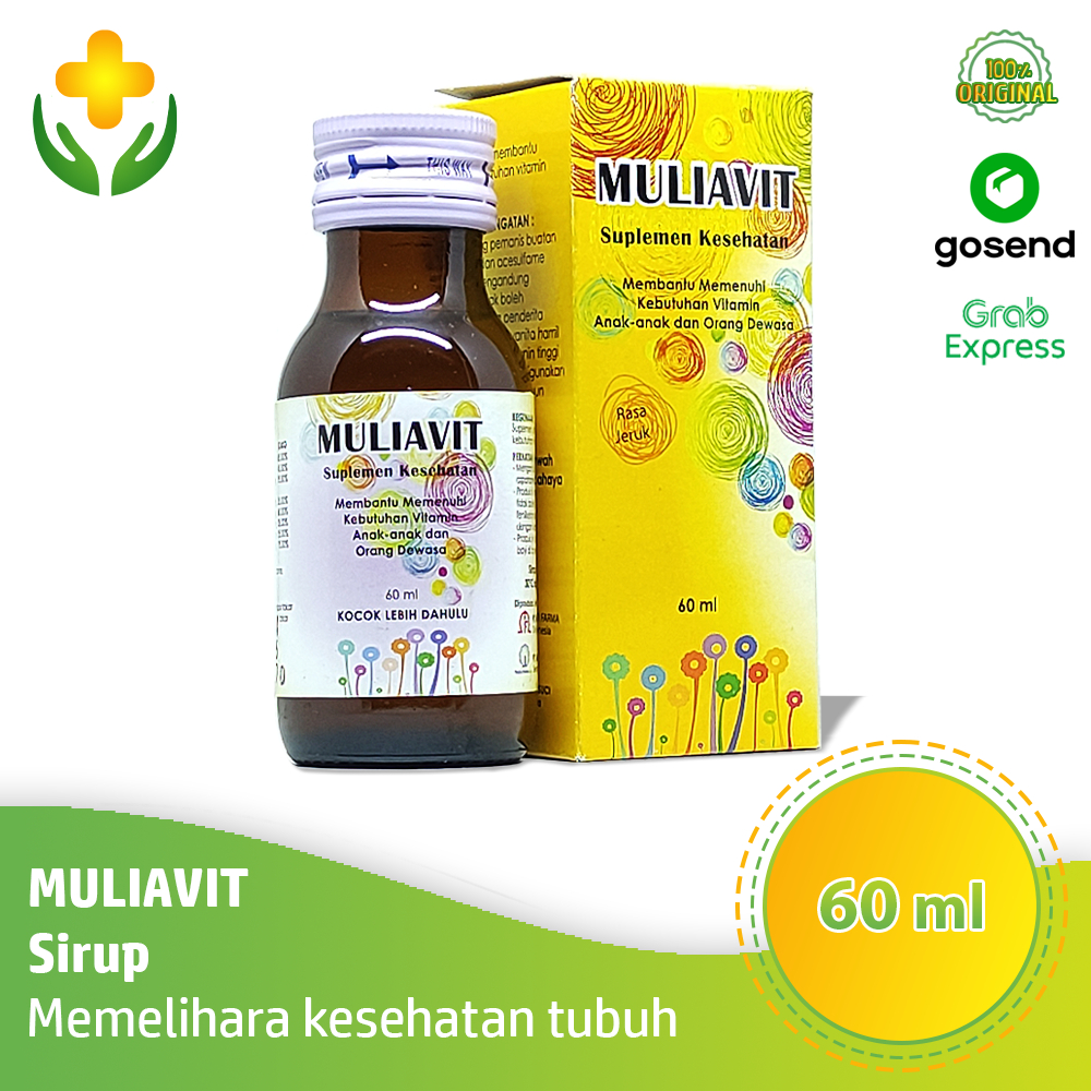 Muliavit Sirup 60 ml Vitamin Kesehatan Anak