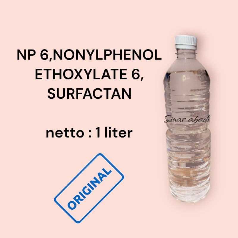 NP 6/NONYLPHENOL ETHOXYLATE 6/SURFACTAN/EMULSIFIER @1liter