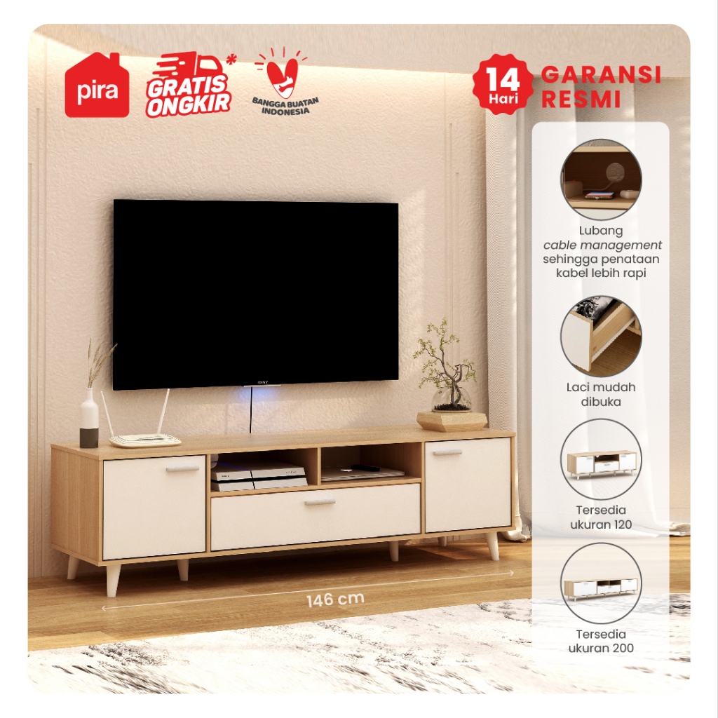 Pira Metropolis  - Belatrix TV150 Meja TV / Rak TV