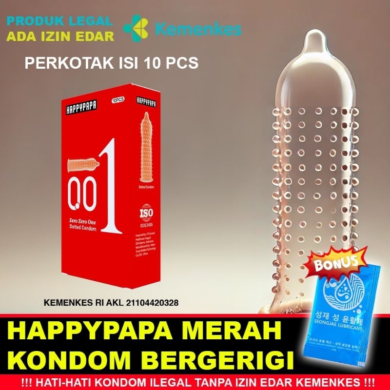Kondom Berbintik Tebal Gerigi Premium Bisa COD