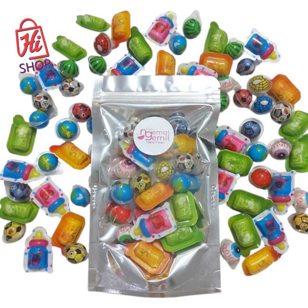 

JELLY MINI JELLY VIRAL MIX BOLA MATA BUAH ANEKA BENTUK LUCU Kualitas Premium