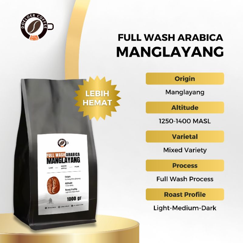 

Kopi Arabika Manglayang - Specialty Full Wash 1000gram