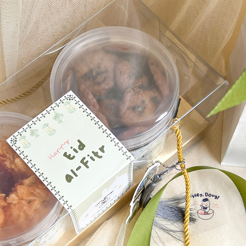 

Hey Doug Cornflake Cookie Coklat Premium Mini Renyah | Kue Kering Eid