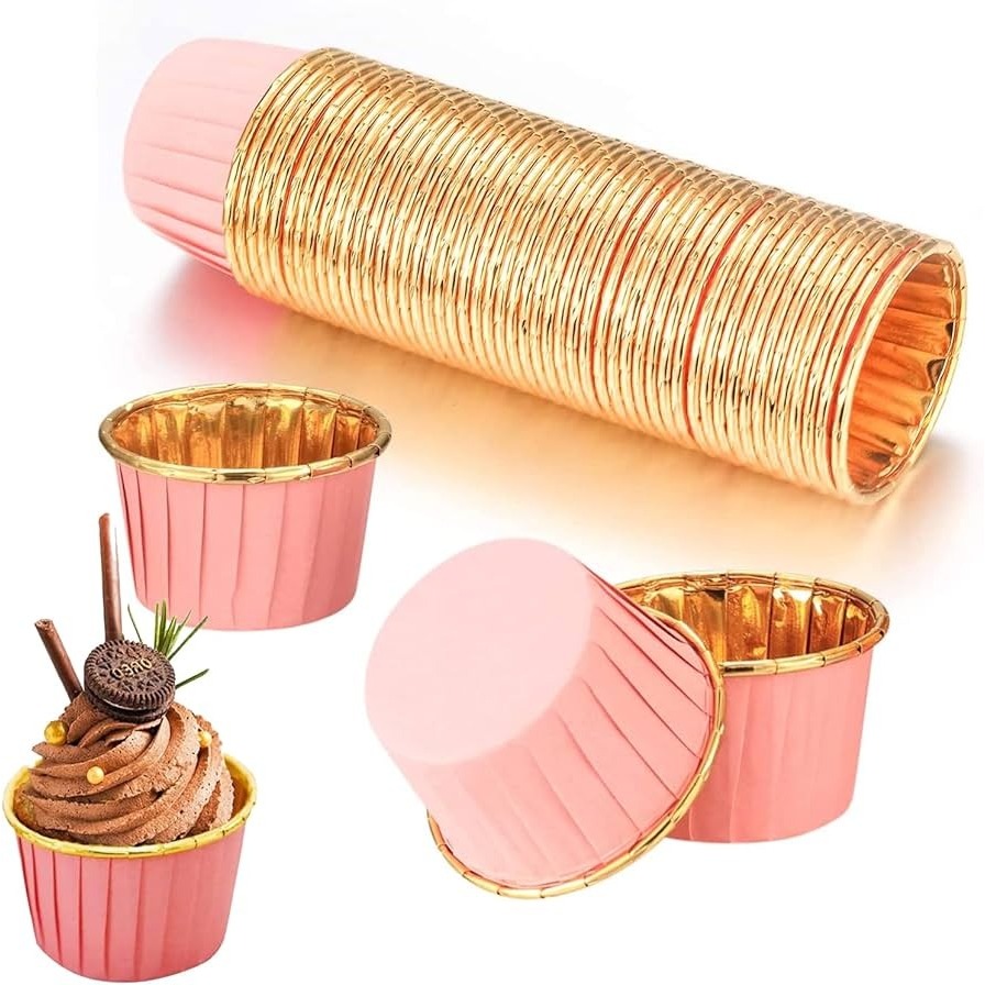 Paper cupcake muffin curling cc uk M / Cup muffin lucu Per PACK