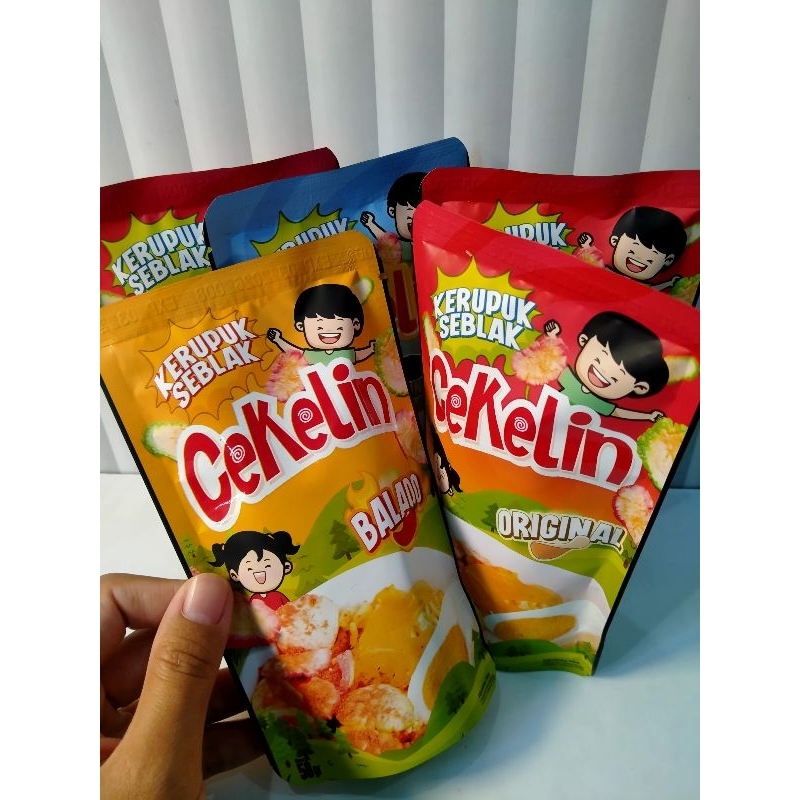 

Cekelin kerupuk seblak