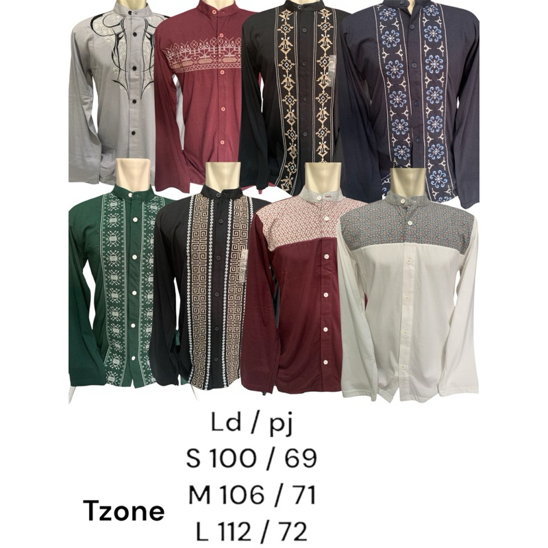 Koko bapak/koko cowok/koko pria/koko dewasa/koko lengan panjang/kokoTzone