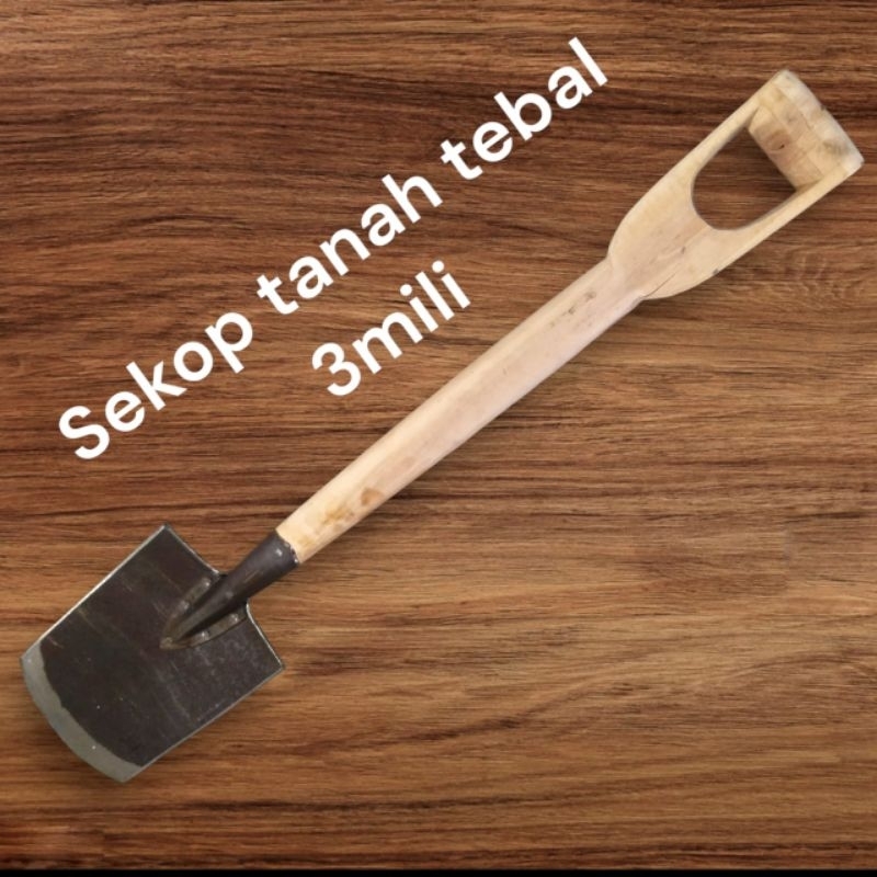 sekop tanah tebal 3 meli
