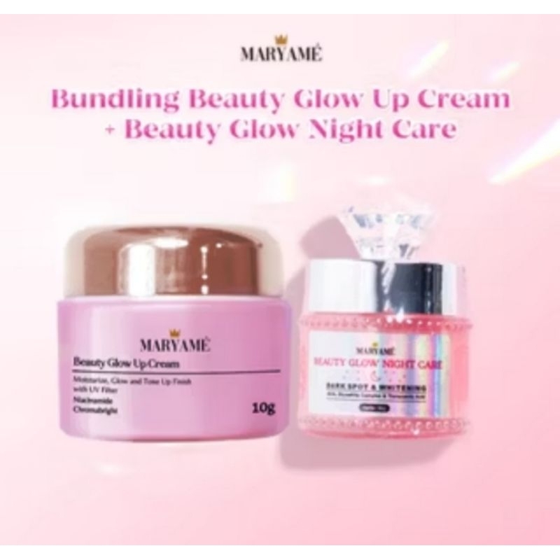 MARYAME BUNDLING DAY CREAM & NIGHT CARE BEAUTEE GLOW UP CREAM MARYAME