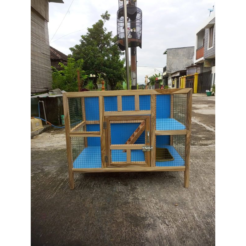 kandang kucing kayu