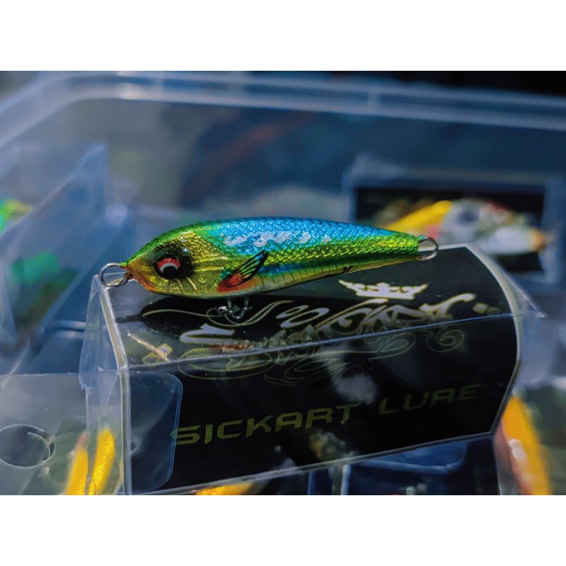umpan pancing LURE SWIMMER HANDMATE, BLUE RASBORA  40s (4cm)