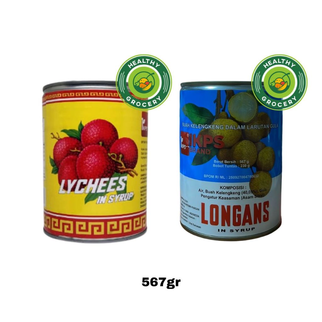 

IKPS Brand Lychee In Syrup 567gr / Buah Leci Dalam Syrup