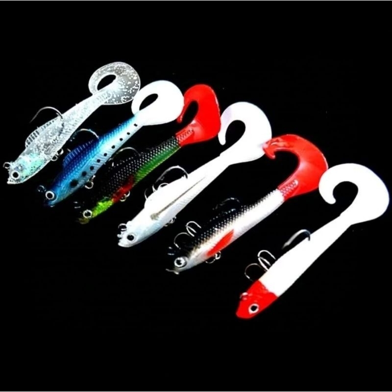 Umpan Ikan Ekor Panjang, Soft lure/Umpan Pancing Bentuk ikan