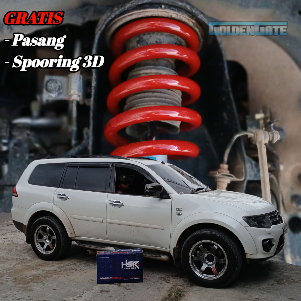 Per ceper pajero sport / lowering kit pajero sport original hsr (pnp)