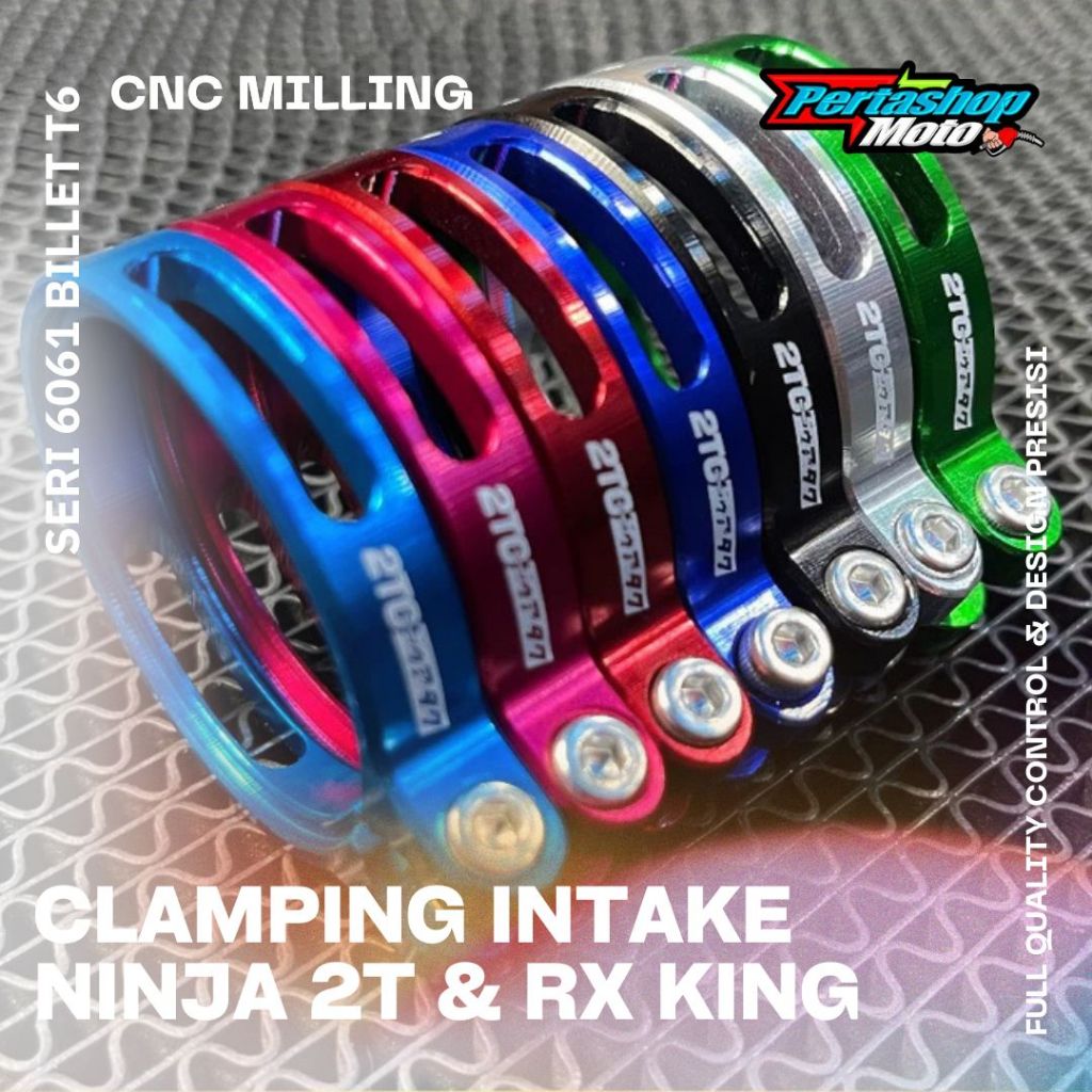 KLEM KARBU CLAMPING INTAKE KLEMAN KARBU RX KING NINJA KLEM KARBU ORI RX KING KARBU ORI NINJA