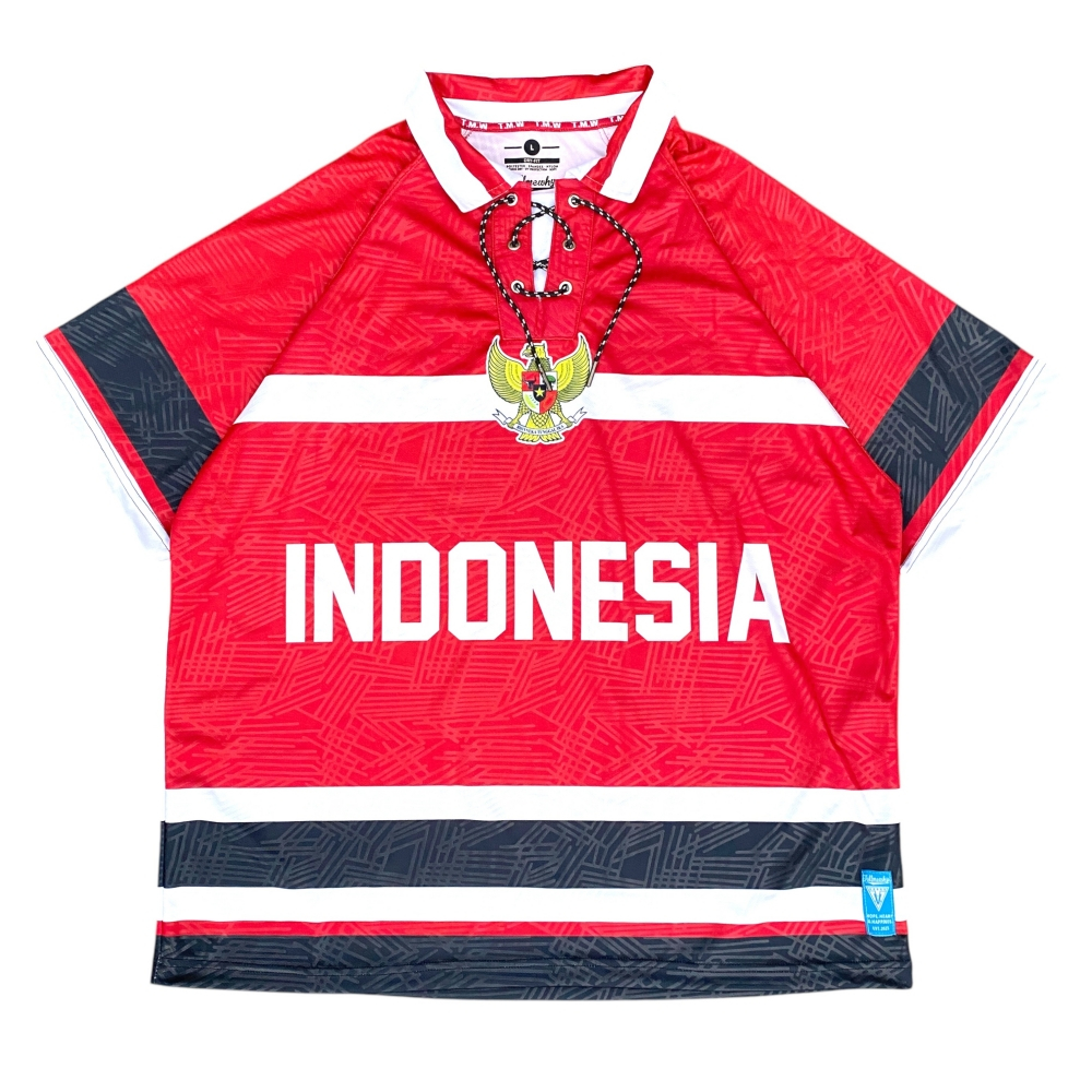 T.M.W - Jersey Timnas Series / Garuda Indonesia / Oversize / Streetwear / Vintage / Retro / Rugby / 