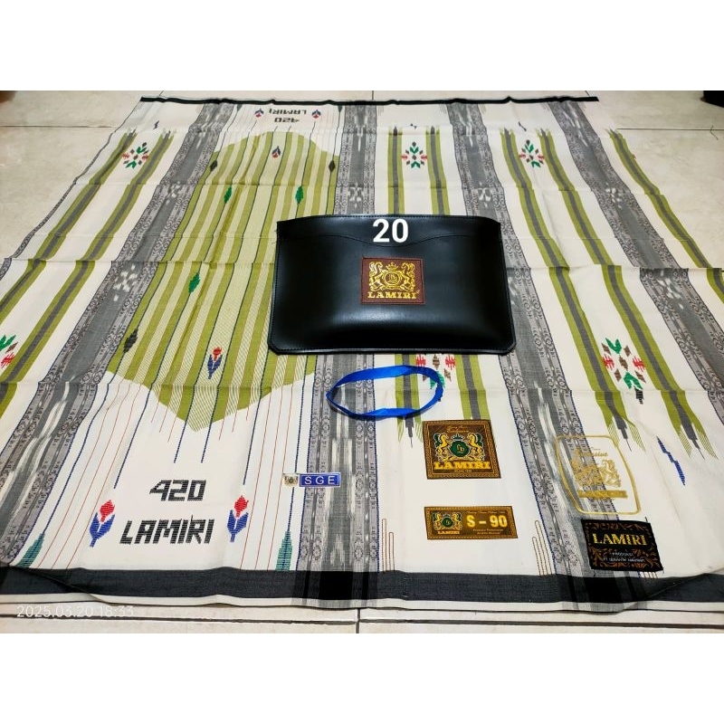 (COD) Sarung Lamiri SGT ful Sutra Dan semi ful  jahit tengah bahan halus dan lembut