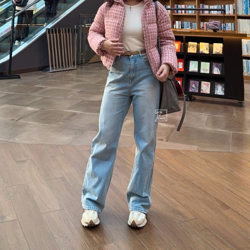 Boxofjeans - LEA Highwaist Baggy Jeans - SKY BLUE