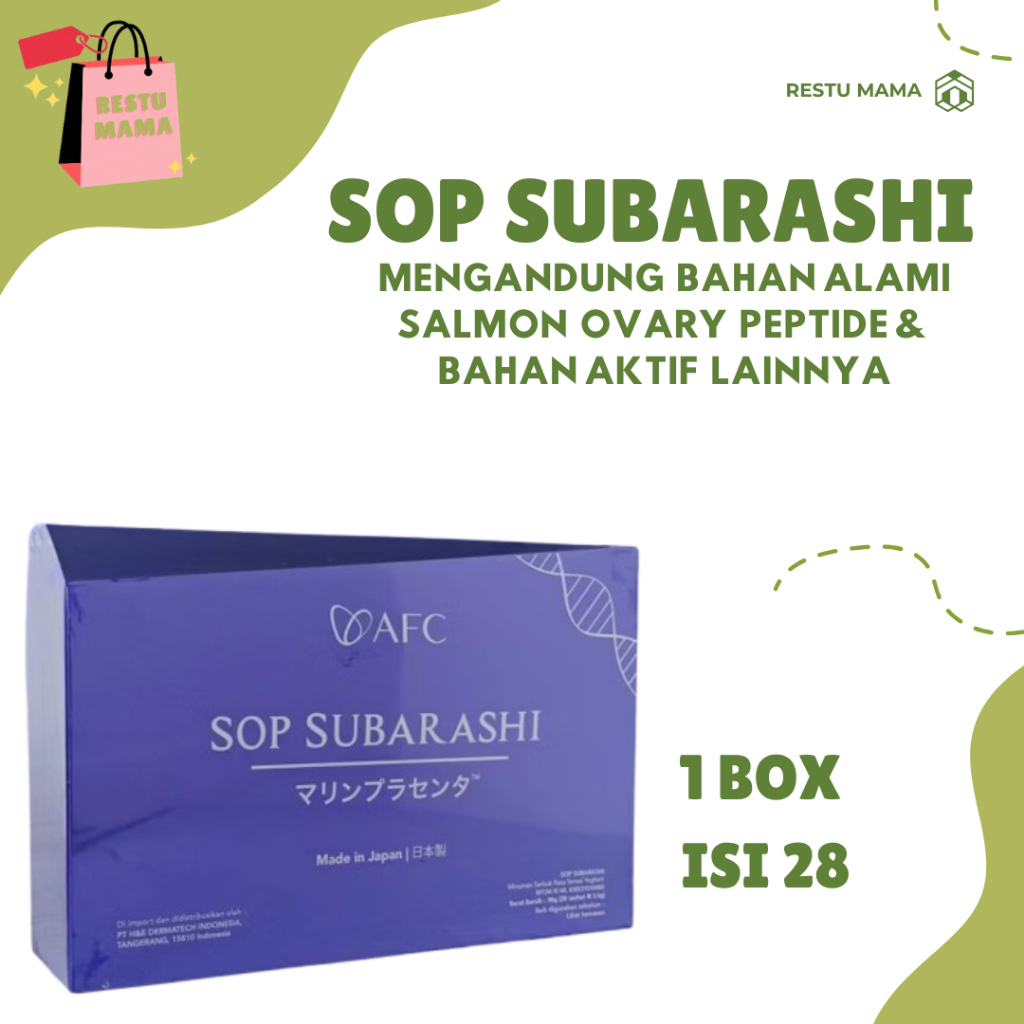 SOLUSI - SOP Subarashi Utsu Gold Hikari Original Made in Japan AFC Suplemen Kesehatan Terbaik - Tera