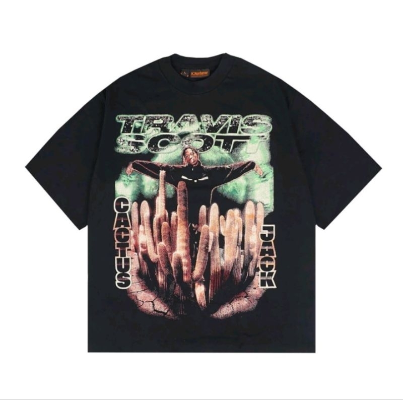 T Shirt Oversize Kkontener Travis Scott