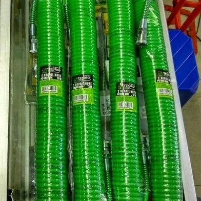 KP8 kelas TEKIRO selang angin kompresor selang spiral air hose compressor 12M9M6M45M meter selang ko