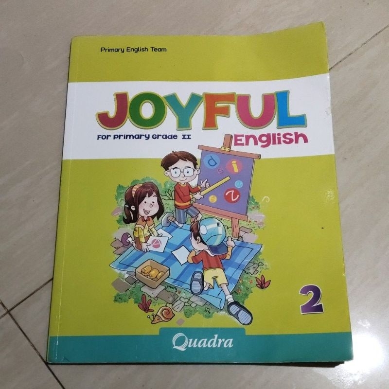 BUKU ORI BUKU JOYFUL ENGLISH KELAS 2 SD PENERBIT QUADRA