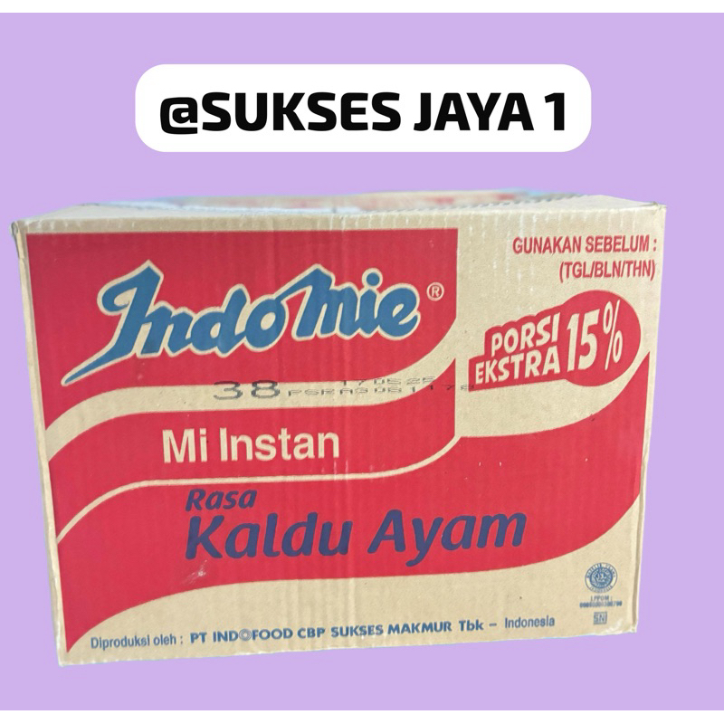

[1 DUS ISI 40 BUNGKUS] INDOMIE KALDU AYAM