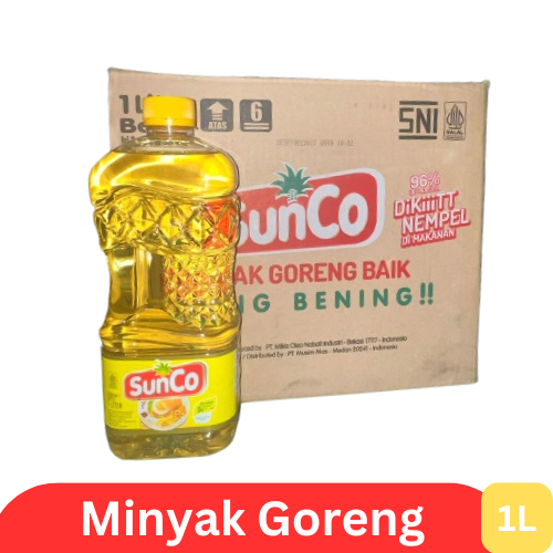 

Sunco Minyak Goreng Botol 1L 1 Karton (12 Pcs)