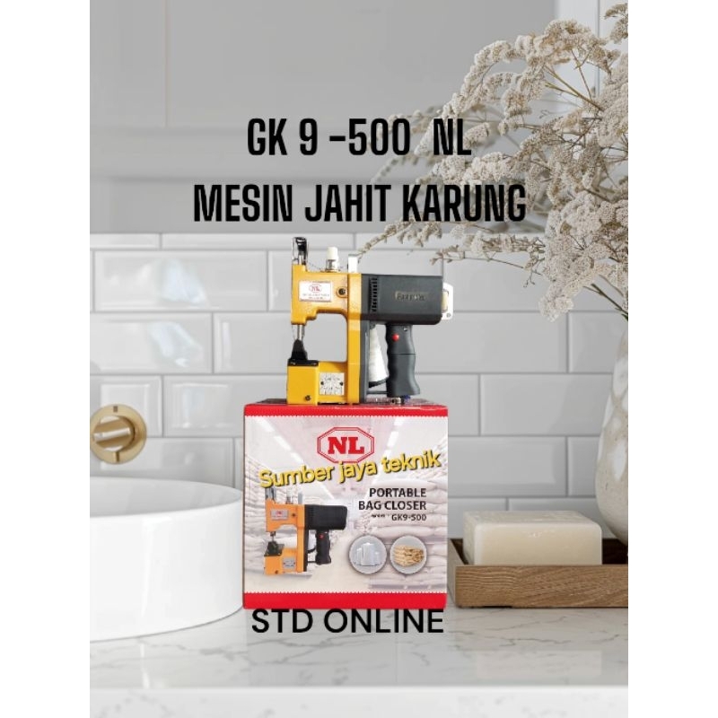 MESIN JAHIT KARUNG GK9-500 KUNING / Closer Bag Gk 9 -500