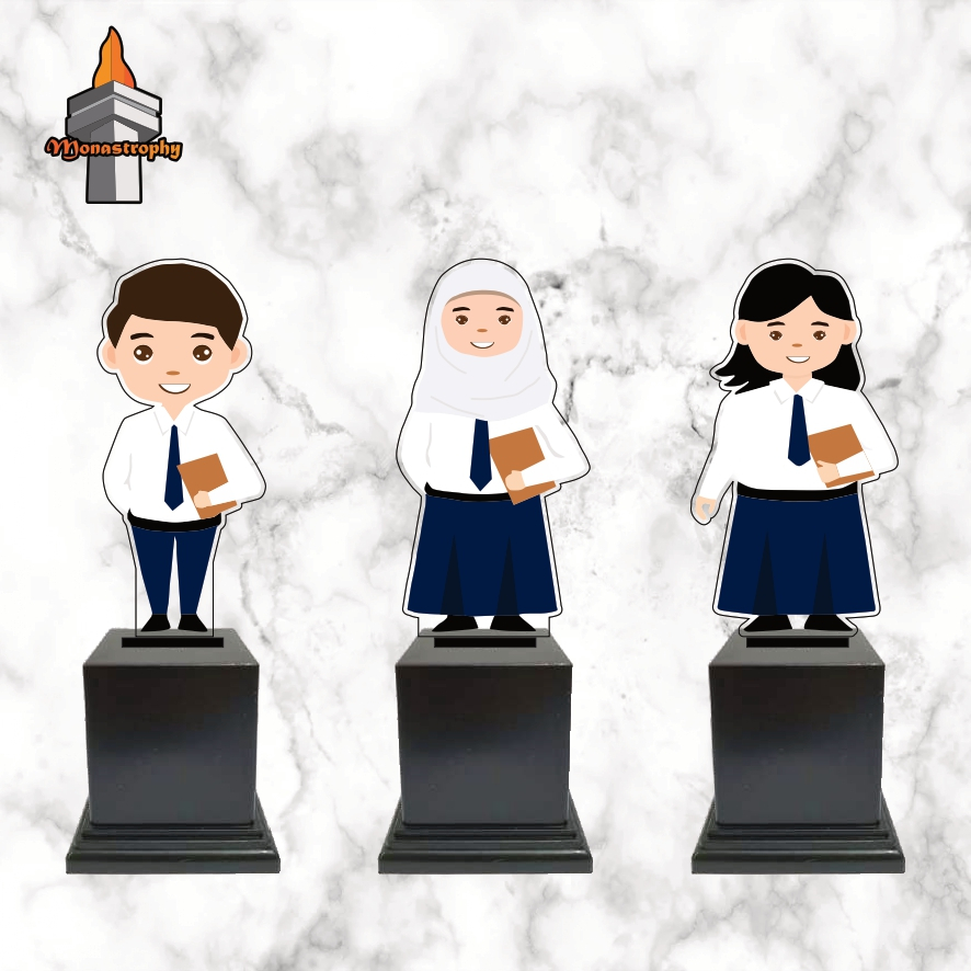 Piala Anak SMP Plakat Anak SMP Piala Wisuda SMP Piala SMP Akrilk Piala Wisuda SMP