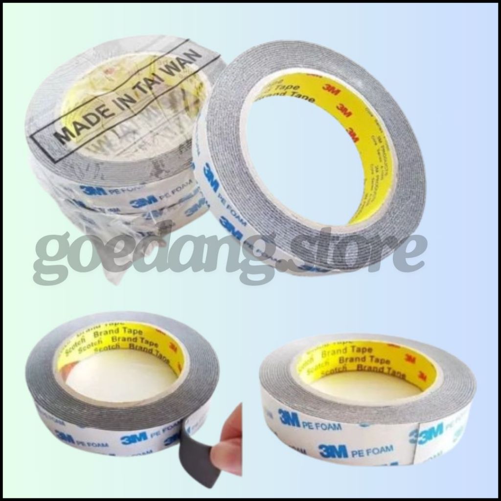 

Double Tape 3m Pe Foam / Solasi BB Busa 23mm X 4.5 M