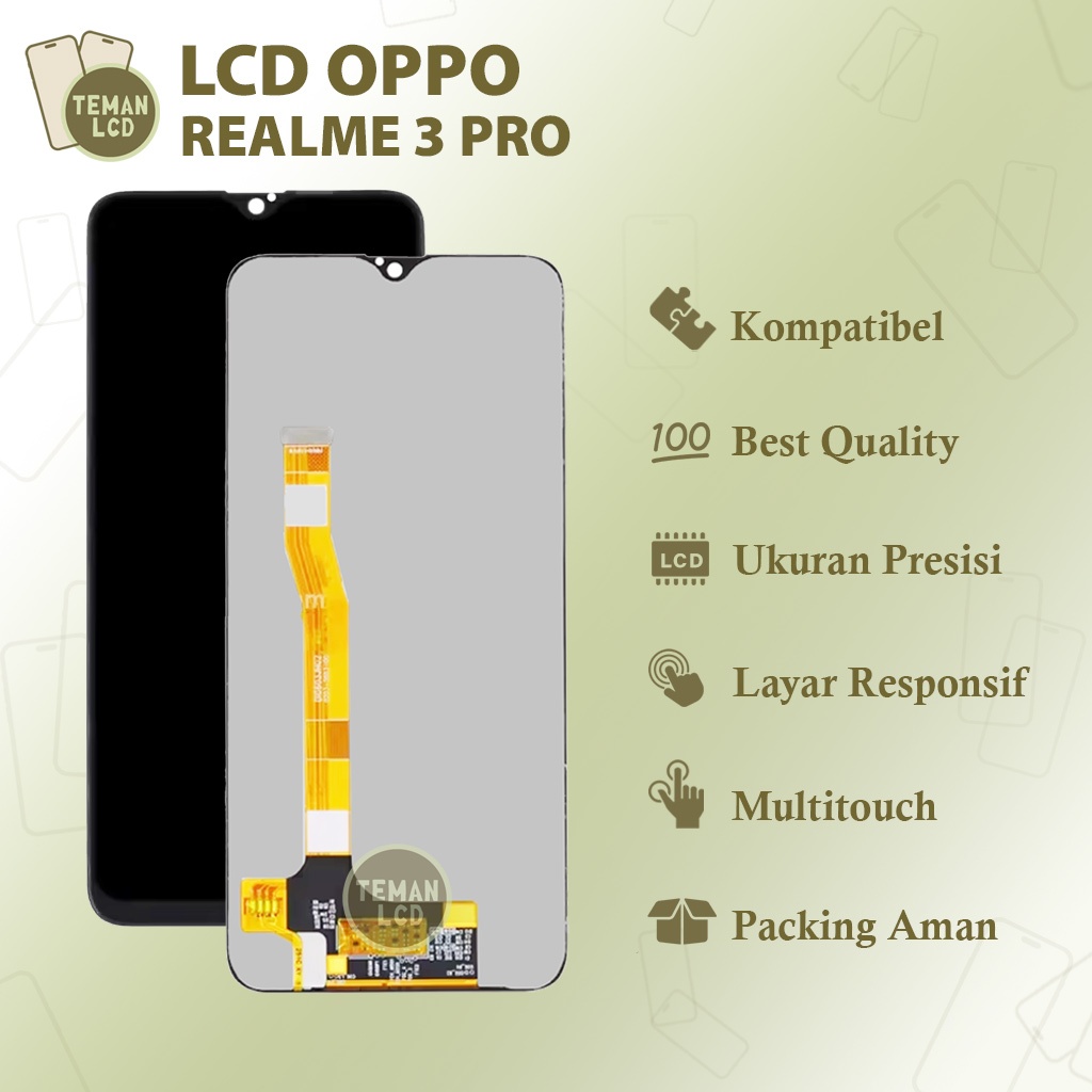 LCD Realme 3 Pro - Original 100% Fullset Touchscreen