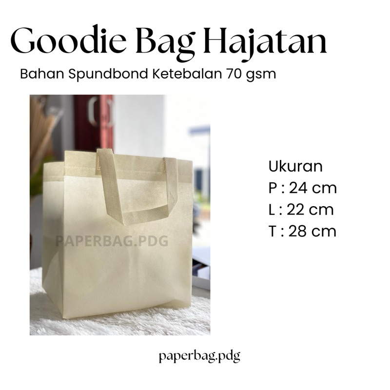 

Goodie Bag Hajatan | Tas Hajatan | Tas Hantaran | Tas Kue | Goodie Bag Spundbond | Tas Kue | Tas Seminar