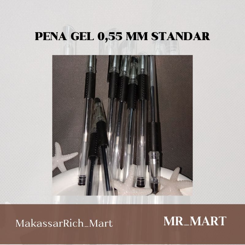 

SS✨Pena Gel 0.55mm Standar | Pulpen Tinta Cair | Alat Tulis Sekolah | Alat Tulis Kantor