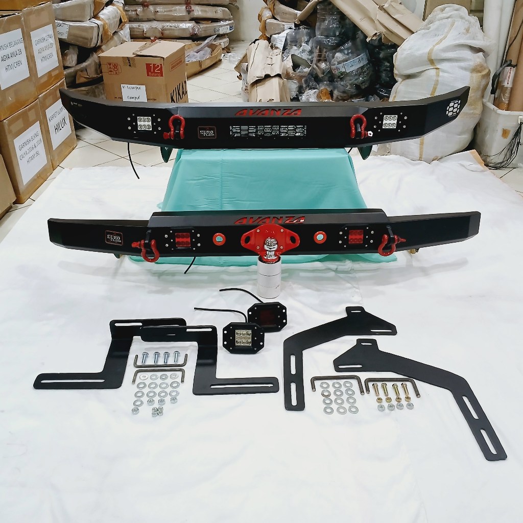 Towing Bumper Depan Belakang Mobil Avanza 2022 - 2024 Emboss